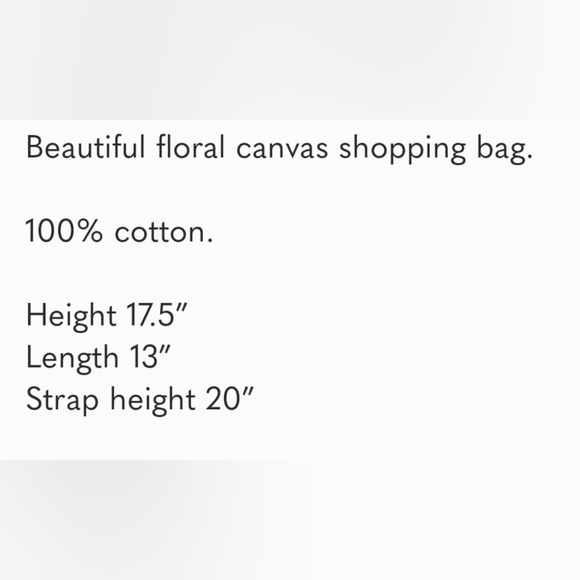 April Cornell Reusable Cotton Tote - Picture 6 of 6